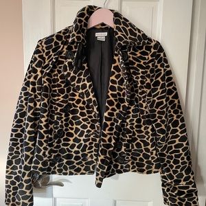 Mythology Giraffe Crop Jacket